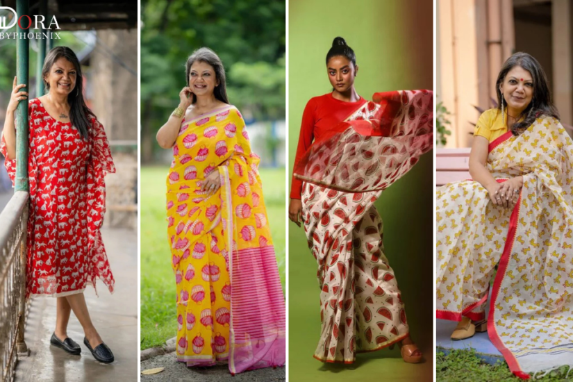 Curated V Day Dresses and Sarees