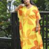 Sunshine Hibiscus Kaftan