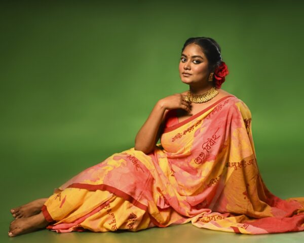 5/5 (1 Review) Gaye Holud Digital Print on Begumpur Cotton (1)