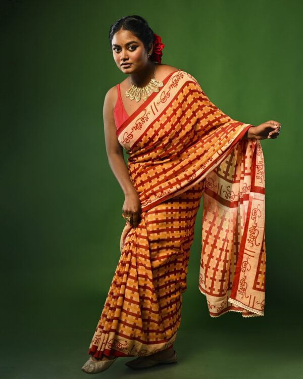 Shubho Parinay Digital Print on Pure Begumpur Cotton (1)