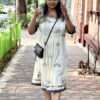Calcutta Jama – Dhonekhali Cotton Dress WHITE (4)